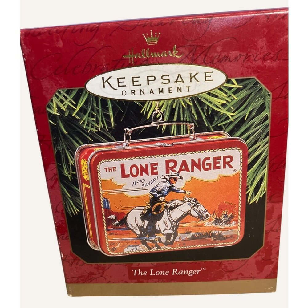 Hallmark Keepsake The Lone Ranger Tin Lunch Box Ornament 1997 Limited Edition